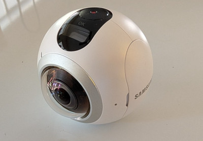 Samsung SM-C200 Gear 360 Bluetooth Action Dual Lens Camera
