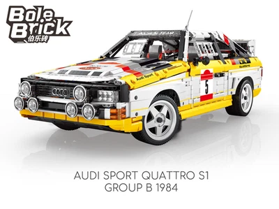 Happy Build BOLE BRICK YC-23043 Audi™ Sport Quattro S1 Group B 1984