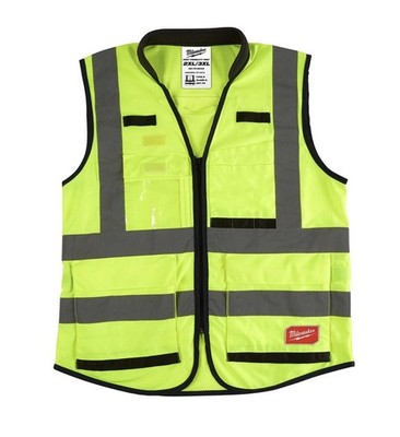Milwaukee 48-73-5043 High Visibility Yellow Performance Safety Vest - XXL/XXXL