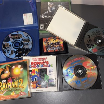 Vintage Game Lot All As Is Untested X Men Megaman X5 Sonic And Knuckles And More