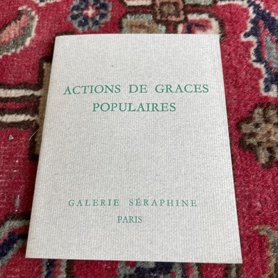 BELIEBTE GNADENAKTIONEN Expo Galerie SERAPHINE um 1960 BE - Sehr selten!
