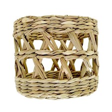 Rattan-Lampenschirm, handgewebter Lampenschirm für Restaurant, Wohnzimmer,