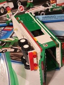 LEGO City Octane Lot Grand Prix Truck (60025) & Tank 3180 & Cars 