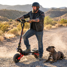 1200W Electric Scooter for Adult 25Mile 30MPH Foldable Off-road Tire E-Scooter