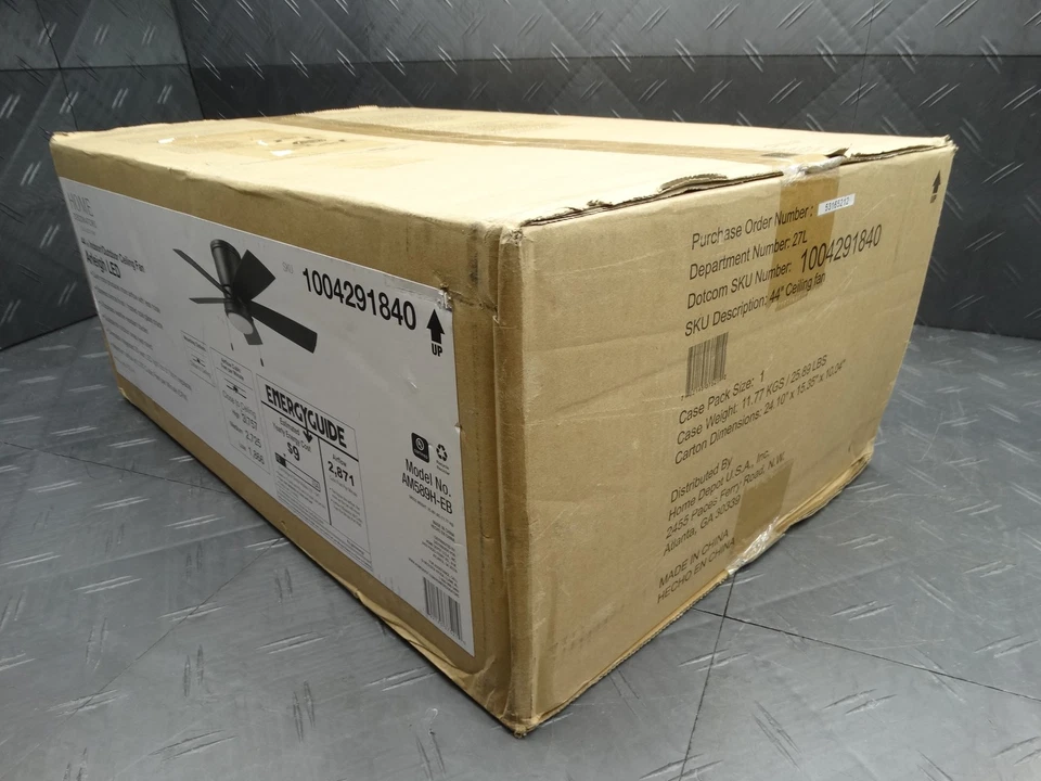 Home Decorators Arleigh 44 in. LED Indoor/Outdoor Espresso Bronze Ceiling Fan - Image 3 of 4