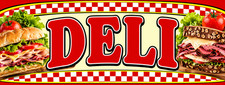 3ft x 8ft DELI  Vinyl Banner-  (CAN BE PERSONALIZED)