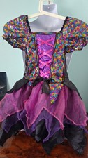 Kids Witch Halloween Dress Size 4-5