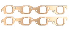 SCE Gaskets 4113 Pro Copper Header Gasket Pair 1.875 x 1.800 Stock Square Port