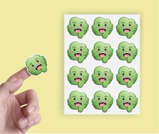 x24 Happyface Emoji sticker Envelope Seal Craft Vinyl Stickers ht327