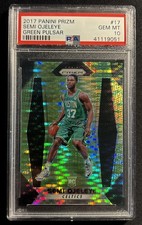 Semi Ojeleye 2017-18 Panini Prizm #17 Green Pulsar Rookie /25 PSA 10 Celtics
