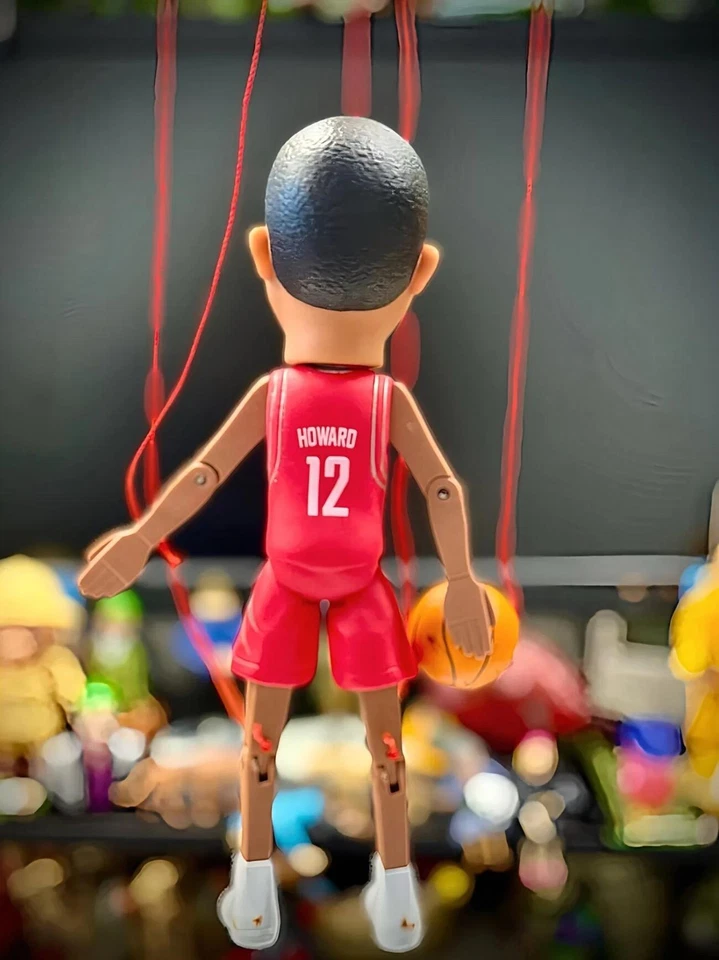 Houston Rockets Dwight Howard #12 cuerda marioneta 8 pulgadas estatua Foto 3 de 4