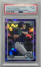 2020 Bowman Chrome Jarred Kelenic Prospect Sapphire Purple /20 PSA 9 Mint