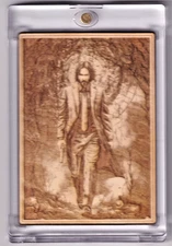 John Wick Wood Laser Engraved Custom Card