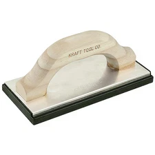 Kraft Tool Pl398 Molded Rubber Float, 10Inx4in, Wood Handle
