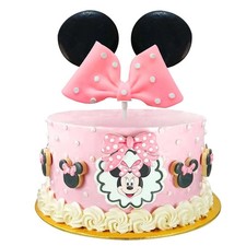 Roll over image to zoom in Pink Mouse Cake Topper Bow and Ears Party Supplies De