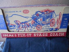 IDEAL  FIX IT  STAGE COACH  BOXED  C. 1960  STAGECOACH
