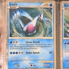 Lugia SL7 Call of Legends Shiny Holo Rare HP 100 Hydro Splash Pokémon Card