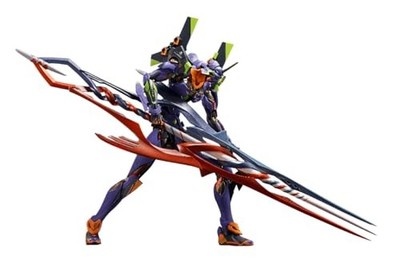 METAL BUILD EVA-01 30th with Spear of Gaius Tamashii Nations Diecast Figure JP