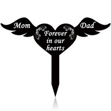Mothers Day Memorial Grave Plaque Stake Waterproof Sympathy Marker for Garden