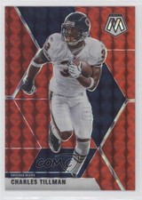 2020 Panini Mosaic Red Mosaic Prizm Charles Tillman #43 0tc2
