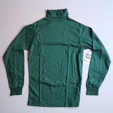 NWT Woolrich Turtleneck Shirt Women's Medium Green Made in USA VINTAGE Cotton