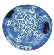 Aufblasbarer Schlitten Schnee Schlauch 90 cm PVC Rutschspaß Winterspaß