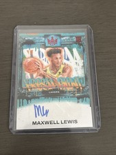 2023-24 Panini Court Kings - Fresh Paint Maxwell Lewis #FP-MLL Ruby /99 (AU, RC)