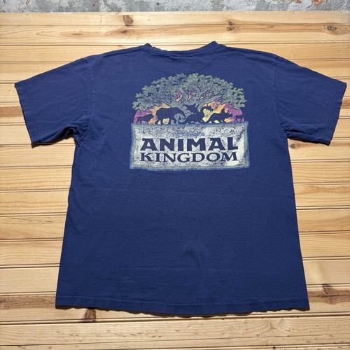 Vintage 90s Walt Disney World Animal Kingdom Tree Souvenir T-Shirt USA Made - XL