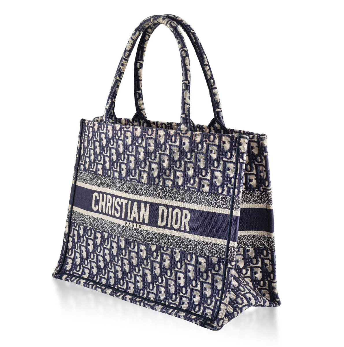 Christian Dior Oblique Book Tote 42 -Navy Blue color Bag | eBay