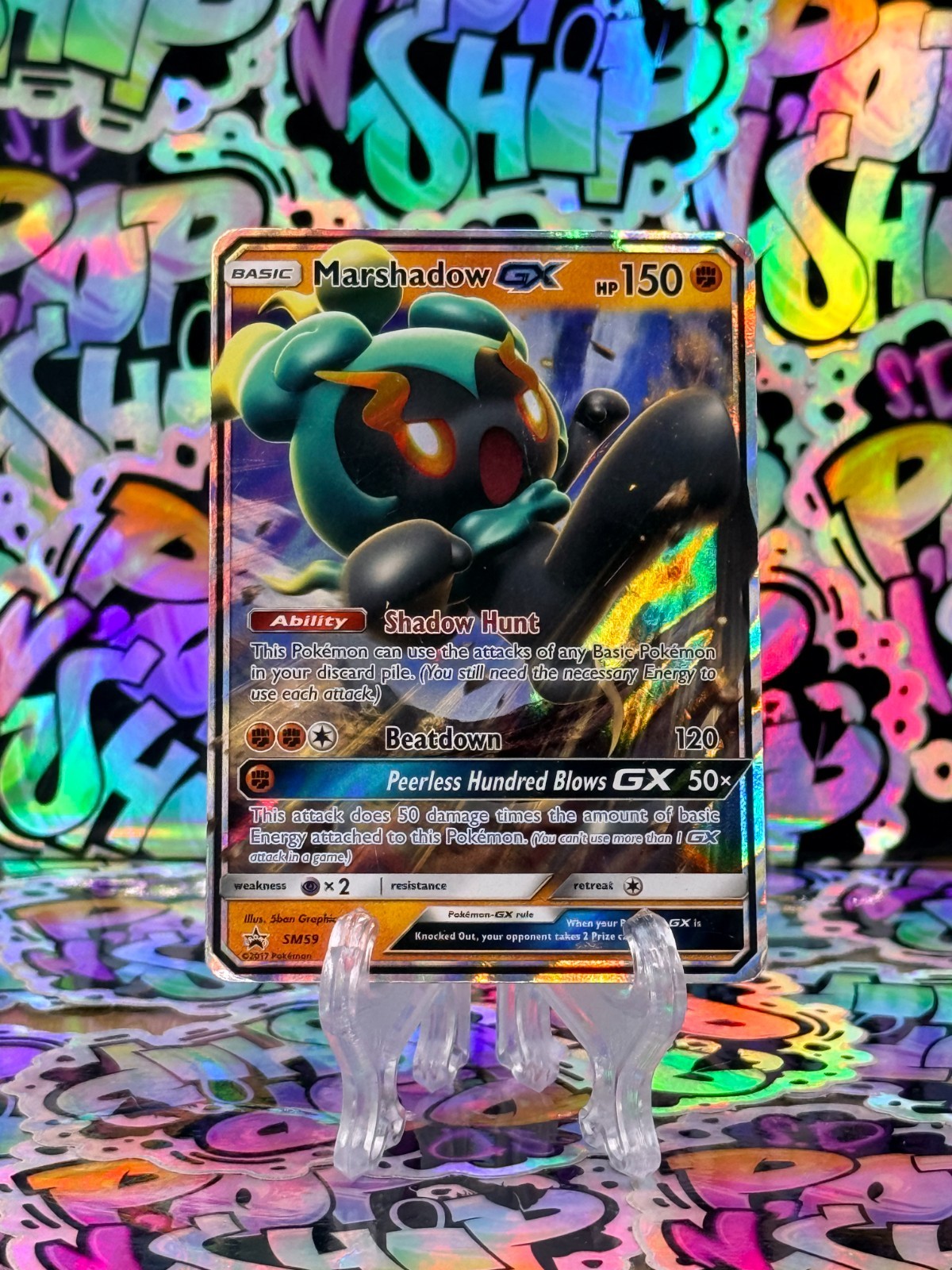 Marshadow GX (Holo Promo) Pokemon: Sun & Moon Black Star Promo SM59