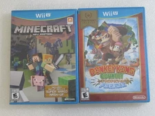 Minecraft Nintendo Wii U Edition New Factory Sealed + Donkey Kong Country