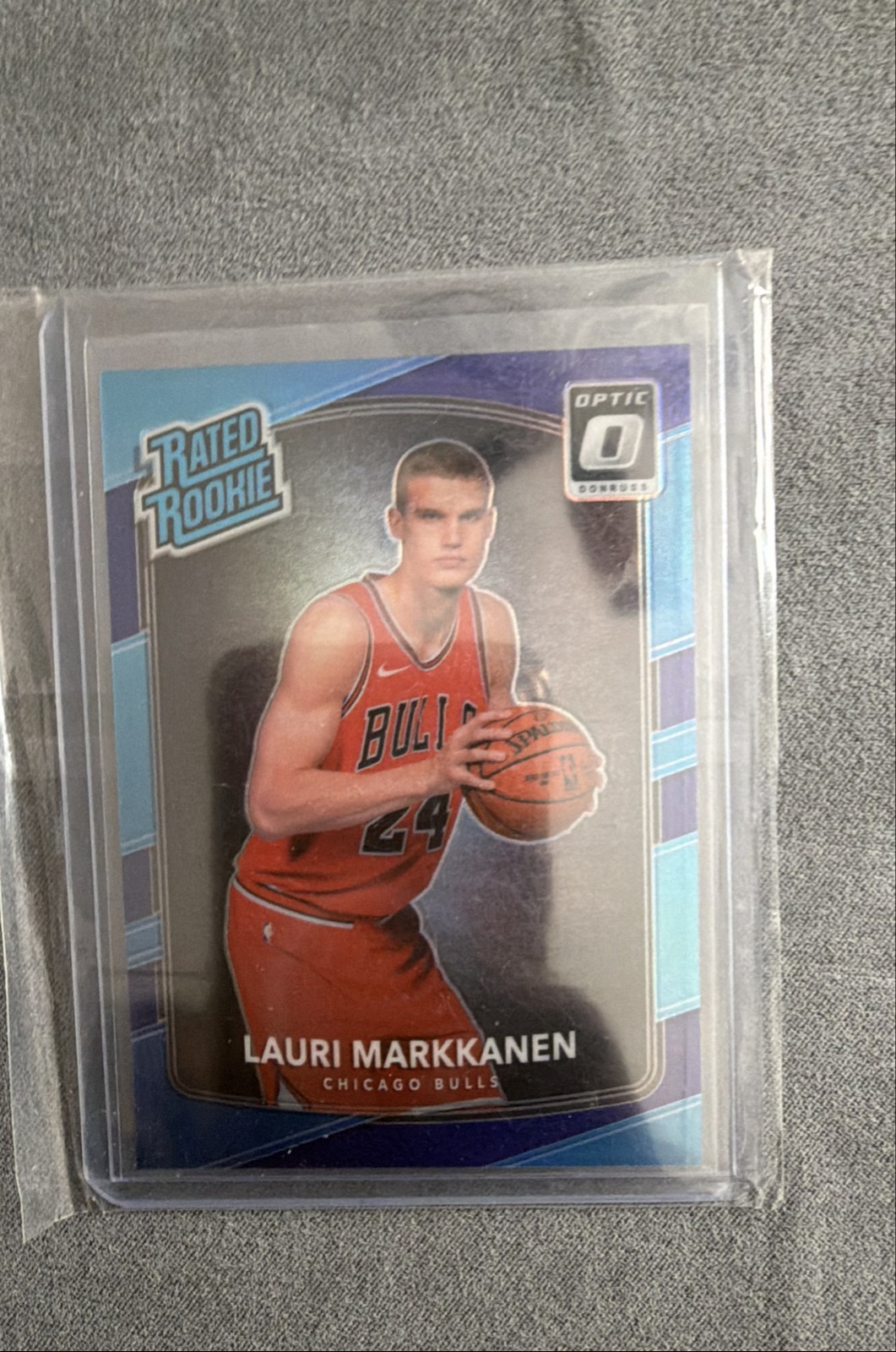 2017-18 Panini Donruss Optic - Rated Rookie Lauri Markkanen #159 Purple Prizm...