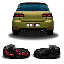 Fanali posteriori a LED fanali posteriori neri per VW Golf 6 VI 5K1 berlina