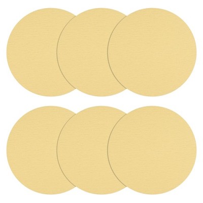 15 Pcs 8-7/8 Inch 100 Grit Hook and Loop Sanding Disc, Yellow