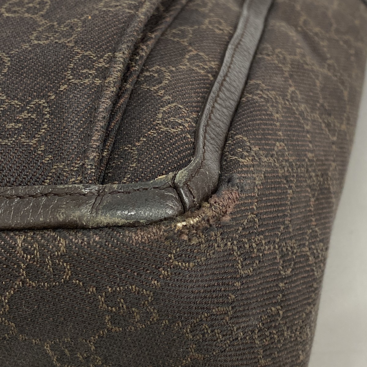 Gucci Tote Bag Denim Brown Silver Hardware 268639 for Ladies thumbnail 6