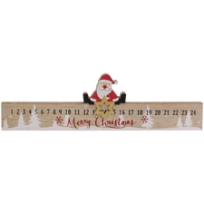 Boston International Advent Calendar Christmas Countdown Sign, Sleigh Decoration