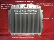 1949-1954 Chevrolet Car Aluminum Radiator Bel Air Styleline Fleetline 6cyl