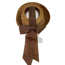Brown Straw 1940s Vintage Hats for Women for sale | eBay display picture 3