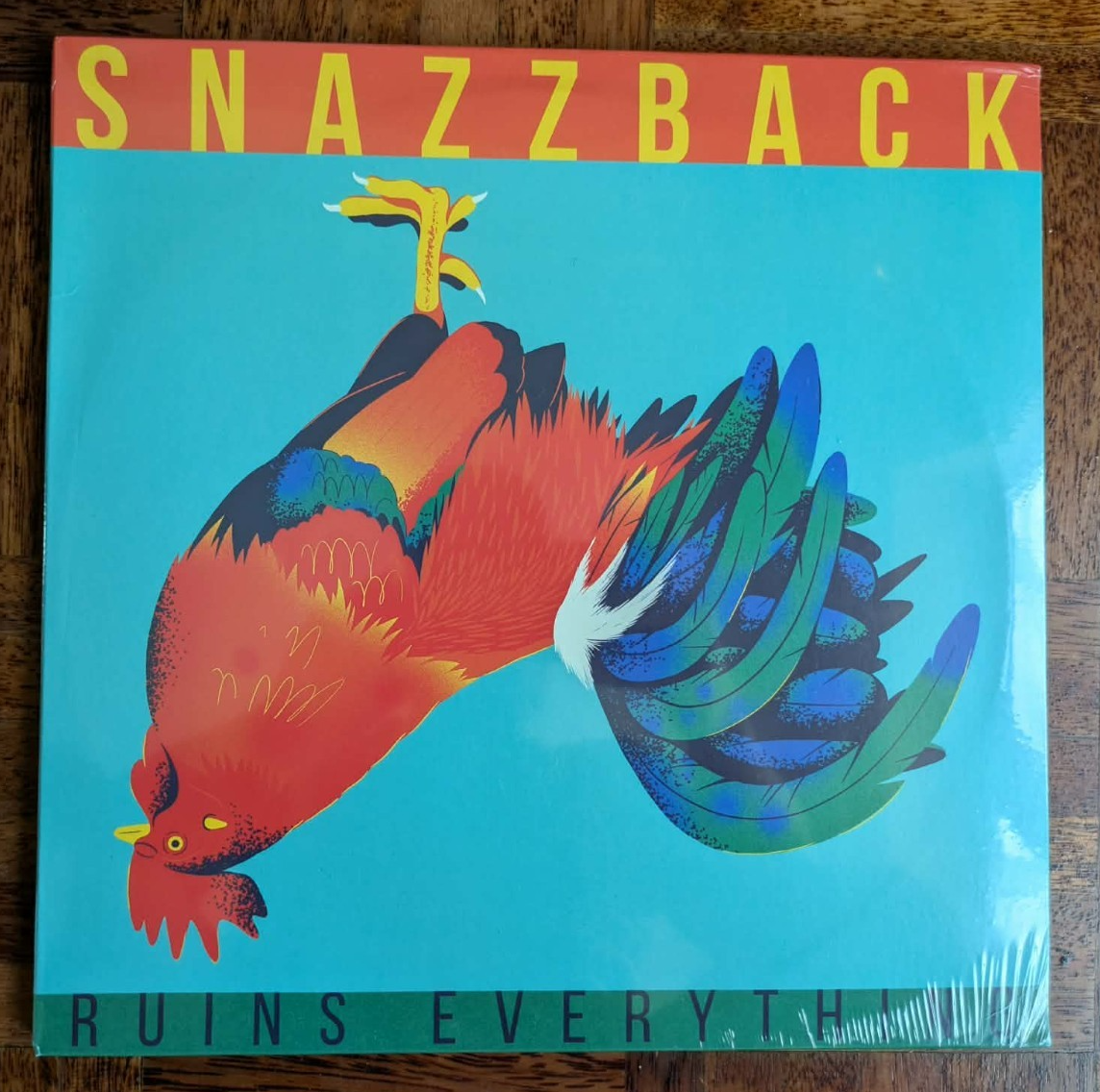 Snazzback – Ruins Everything  [12"" Vinyl Record LP] BRAND NEW, SEALED