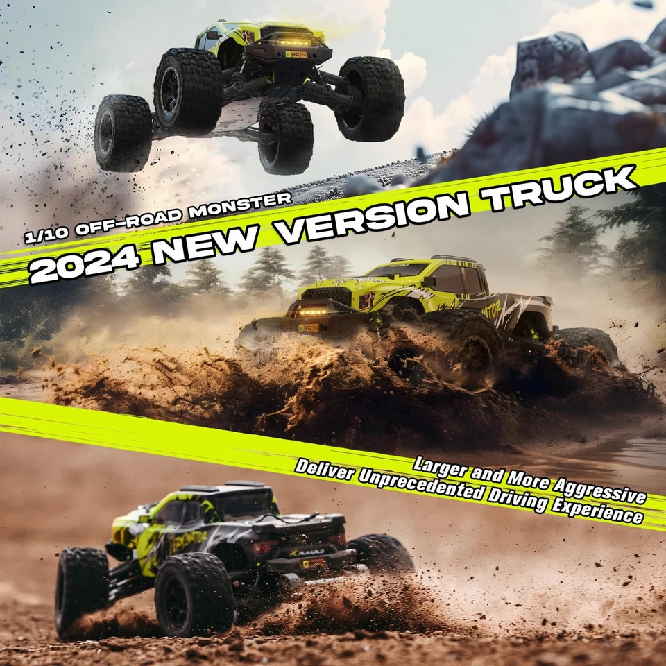 1/10 RTR Brushless Fast RC Cars for Adults,Max 50mph Hobby Electric Off-Road ... - Image 3 of 4