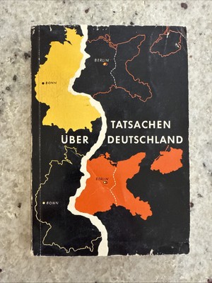 Vintage 1967-Tatsachen Über Deutschland [Facts about Germany] PB