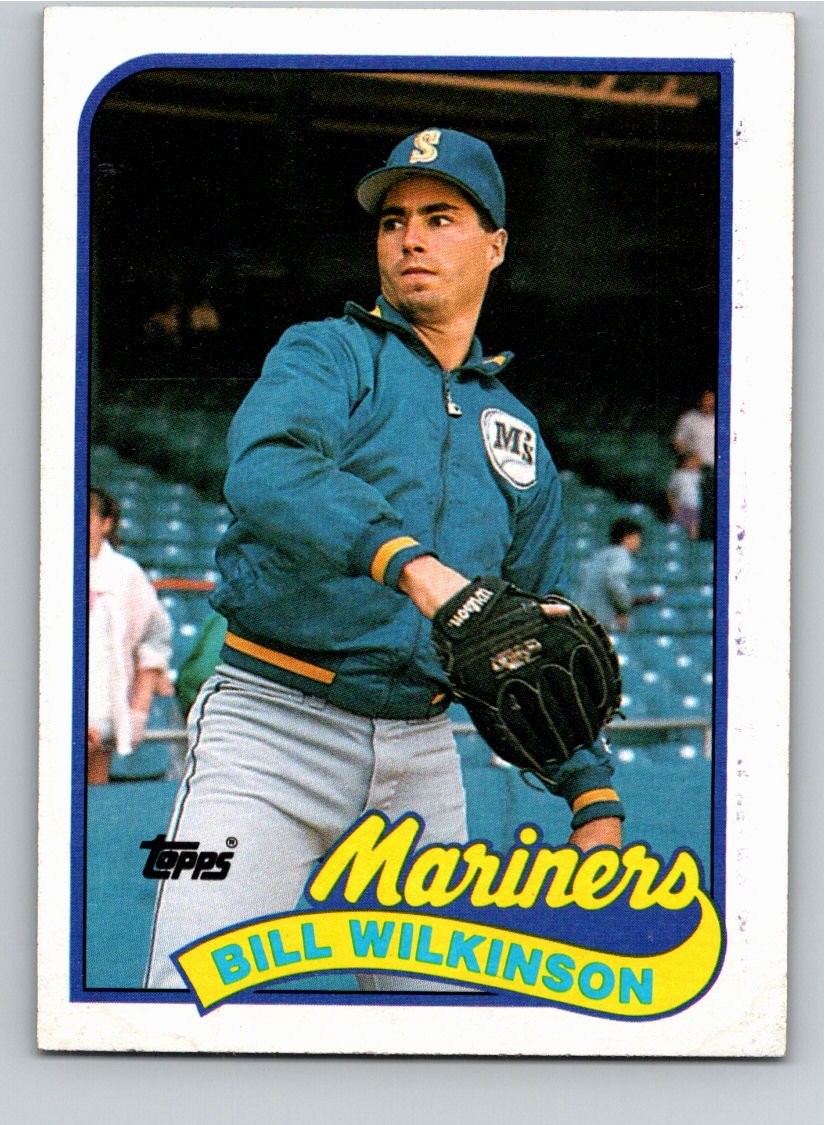 1989 Topps #636 Bill Wilkinson Seattle Mariners Free Shipping!