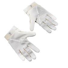Under Armour Spotlight NFL Football Receiver Gloves White Large LG SFIA Cert