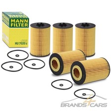 5x MANN-FILTER ÖLFILTER HU 7020 z FÜR AUDI A3 A4 SEAT SKODA OCTAVIA 1.6 2.0 TDI
