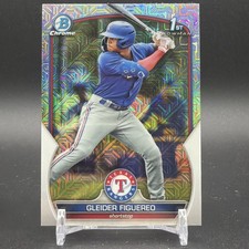 Gleider Figuereo 2023 Bowman 1st Mega Box Mojo Refractor Texas Rangers BCP-59