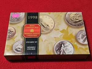 Canada 1998 Royal Canadian Mint 7 Coin Specimen  DOLLAR Set             #MF-3283