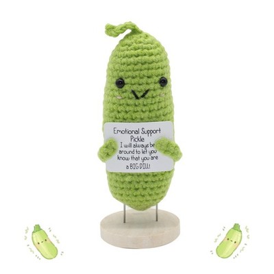 Ryvera Emotionale Unterstützung Gurke 4,92 Zoll × 1,97 Zoll, Gurke 1 