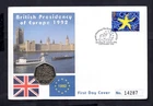 GB - 1992 Scarce British Presidency of Europe 50p Coin Cover First Day Cover