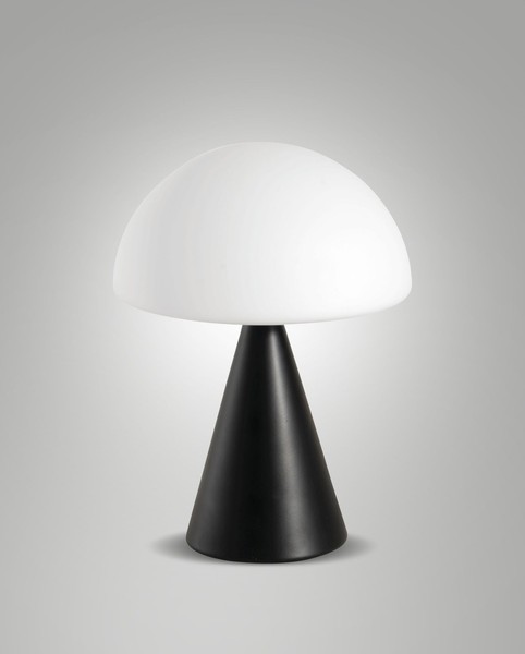 LED Tischleuchte Schwarz Glas H:27 Cm 2700/3000/4000 K Tischlampe BüRo-image