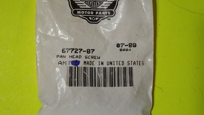 togo！！ 1 NOS OEM Harley Davidson Headlamp Retainer Screw P/N 67727-87 | eBay